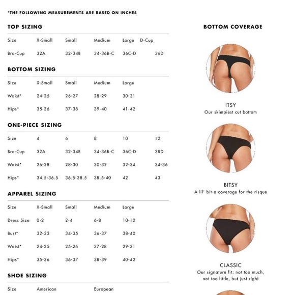 L space bikini bottoms, minimal, itsy, brazilian - Picture 2 of 4